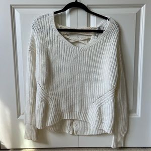 american rag lace back sweater